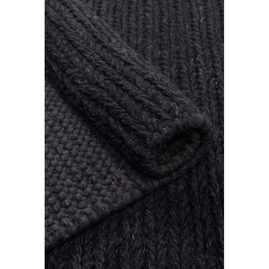 Természetes FIR WOOL szőnyeg 160x230 cm 2600 g/m2 antracit