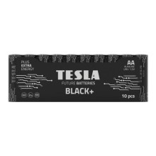 Tesla Batteries - 10 db Alkáli elem AA BLACK+ 1,5V