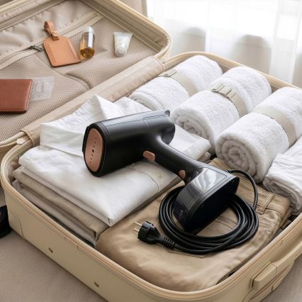 TESLA Electronics AeroGrip - 2 az 1-ben ruhagőzölő 1400W/230V