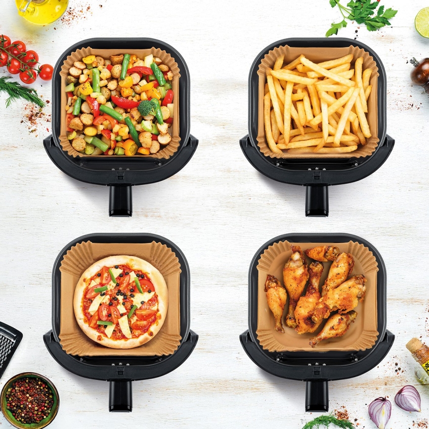 TESLA Electronics AirCook - Forrólevegős fritőz 4,4 l 1450W/230V fekete