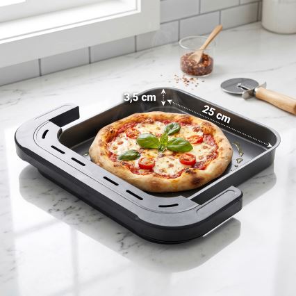 TESLA Electronics AirCook - Háromzónás forrólevegős fritőz 14,5 l 2800W/230V fekete