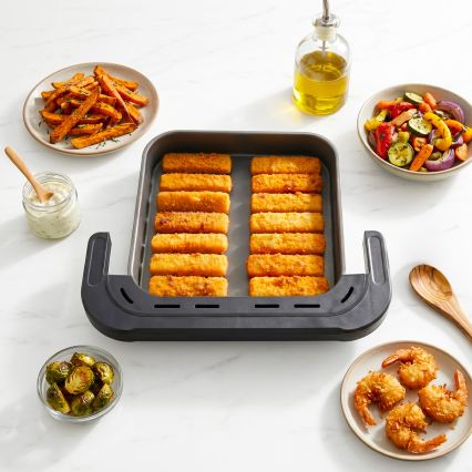 TESLA Electronics AirCook - Háromzónás forrólevegős fritőz 14,5 l 2800W/230V fekete