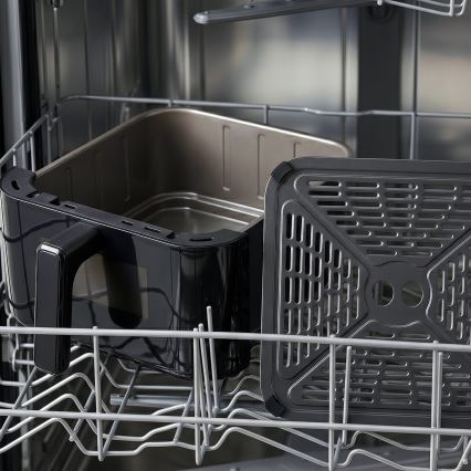 TESLA Electronics AirCook - Háromzónás forrólevegős fritőz 14,5 l 2800W/230V fekete