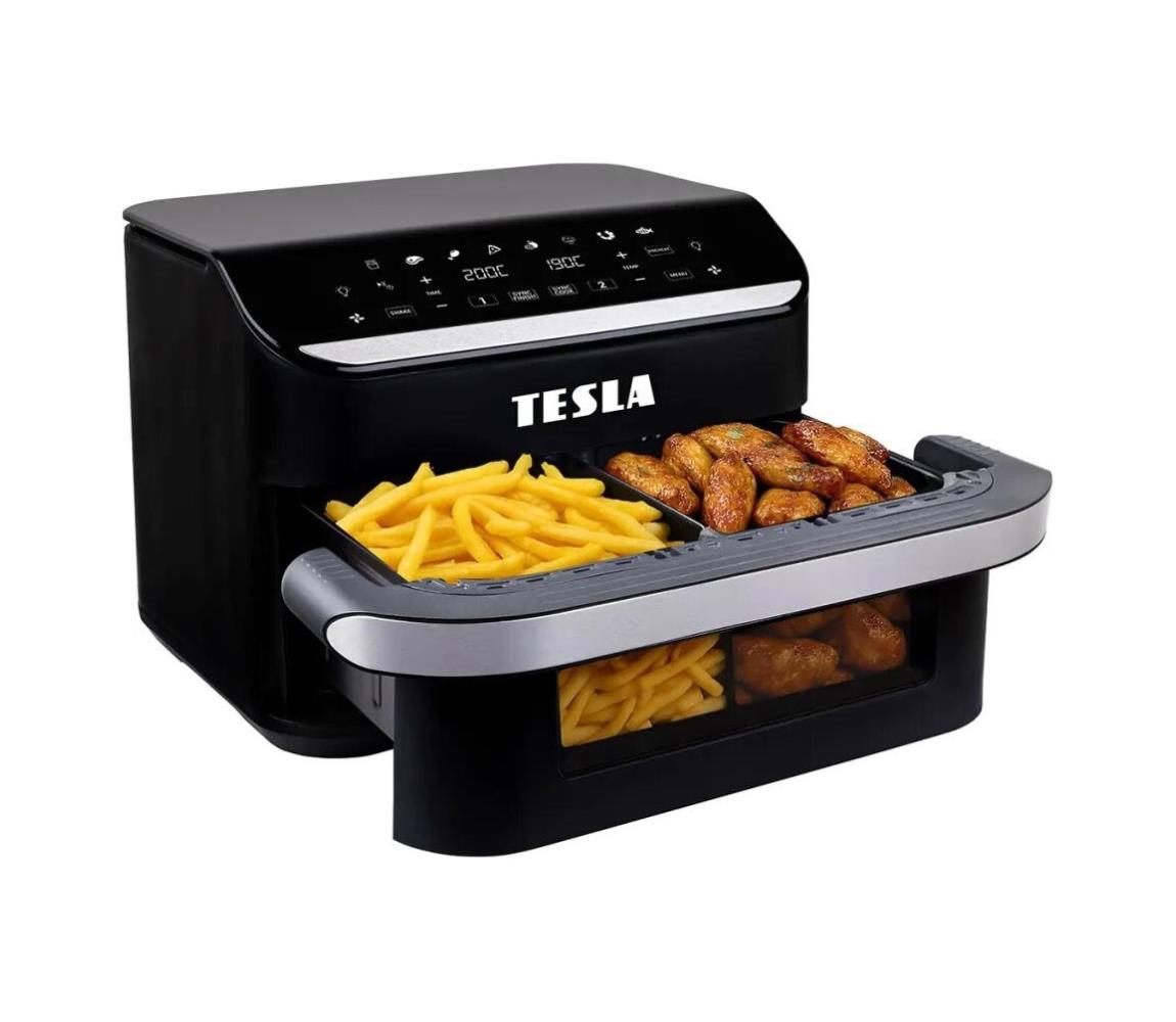 TESLA Electronics AirCook multifunkciós digitális légsütő 10 l 2400W/230V AIRCKFZQ570XXLBLK