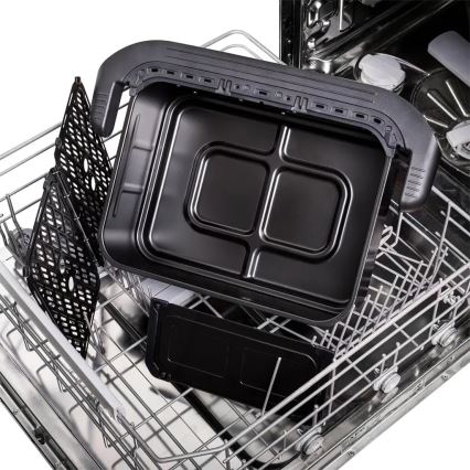 TESLA Electronics AirCook - Multifunkcionális, dupla digitális forrólevegős fritőz 10 l 2400W/230V