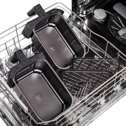 TESLA Electronics AirCook - Multifunkcionális, dupla digitális forrólevegős fritőz 9 l 2400W/230V