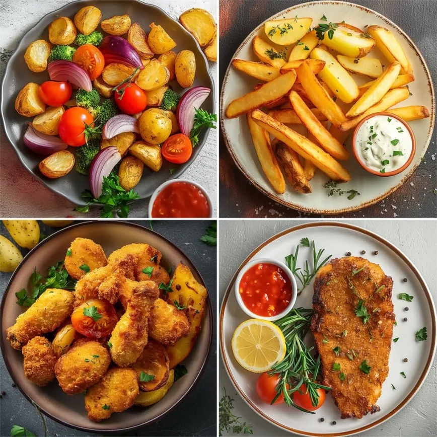 TESLA Electronics AirCook - Multifunkcionális, dupla digitális forrólevegős fritőz 9 l 2400W/230V