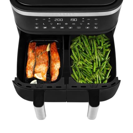 TESLA Electronics AirCook - Multifunkciós dupla digitális forró levegős sütő 7,6 l 2850W/230V