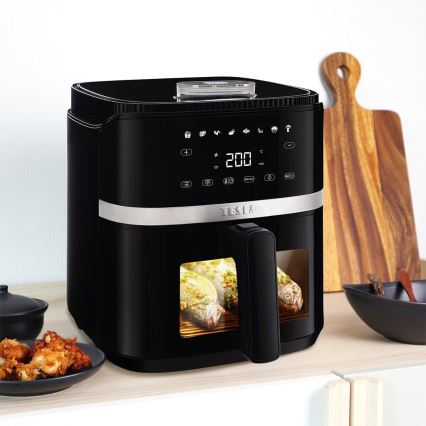 TESLA Electronics AirCook - Többfunkciós digitális forró levegős sütő 5 l 1500W/230V