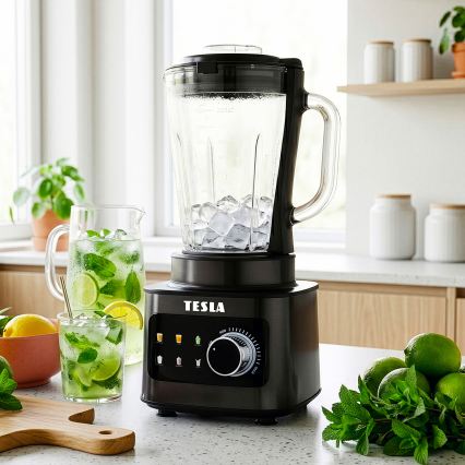 TESLA Electronics CrunchX - Asztali turmixgép 1500W/230V fekete