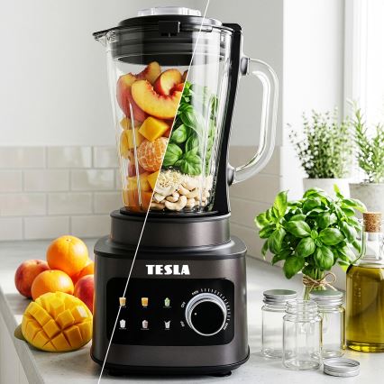 TESLA Electronics CrunchX - Asztali turmixgép 1500W/230V fekete