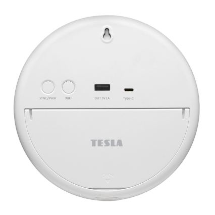 TESLA Electronics Device - Okos időjárás-állomás érzékelővel, 400 mAh akkumulátorral, Tuya Wi-Fi, IP44