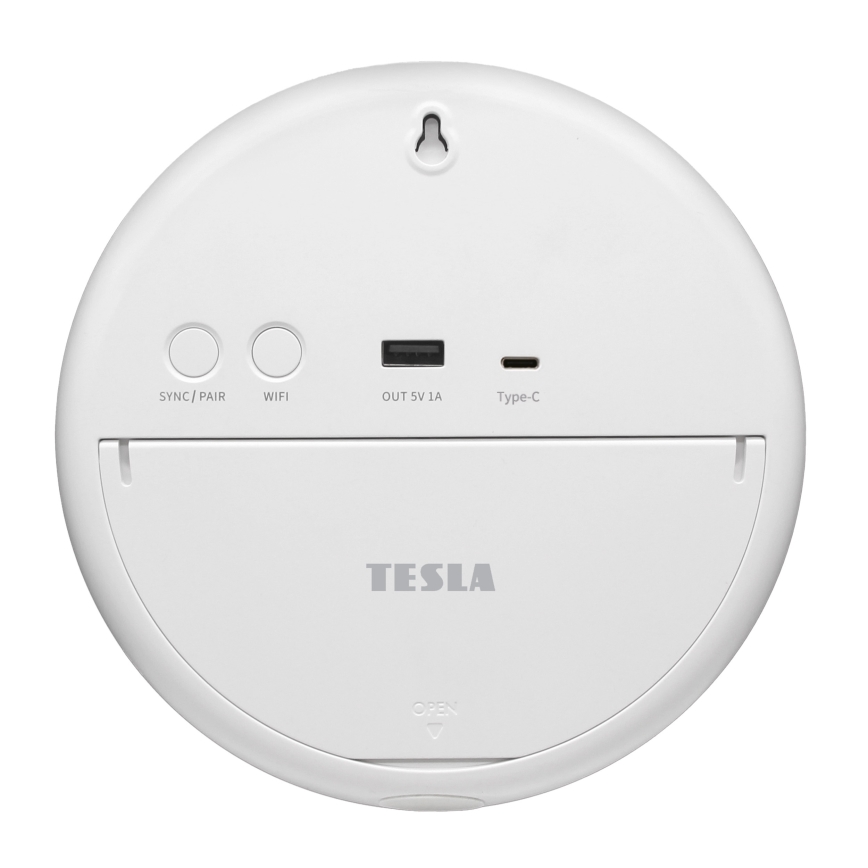 TESLA Electronics Device - Okos időjárás-állomás érzékelővel, 400 mAh akkumulátorral, Tuya Wi-Fi, IP44