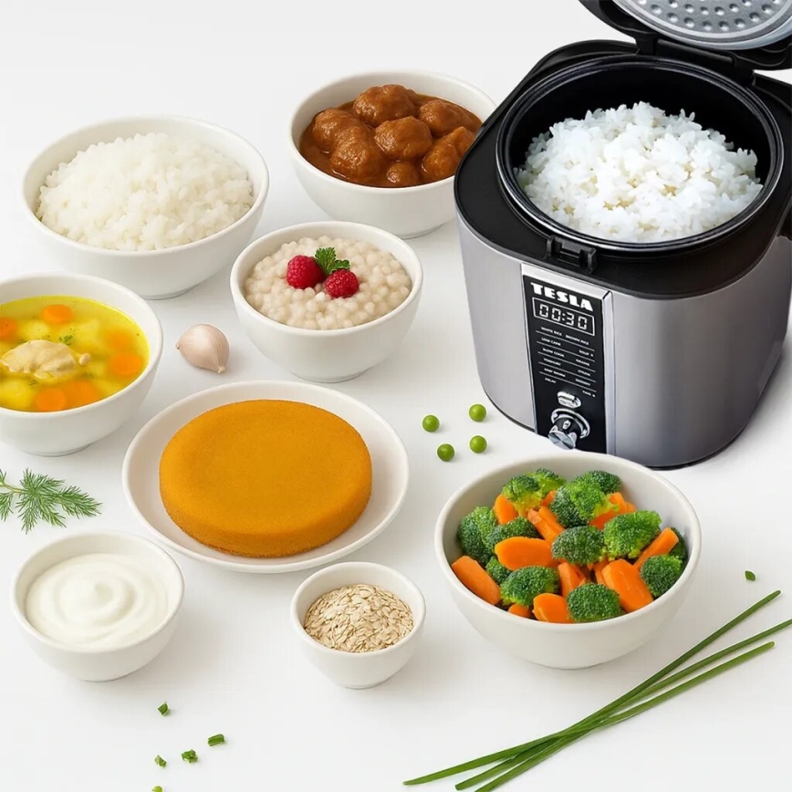 TESLA Electronics MultiCook - Multifunkciós rizsfőző 2,1 l 400W/230V