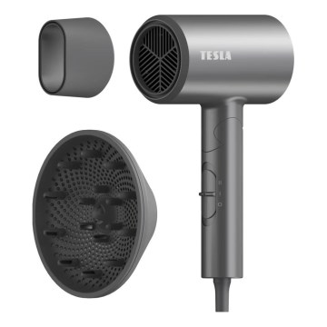 TESLA Electronics MyCare - Összecsukható hajszárító 1800W/230V szürke