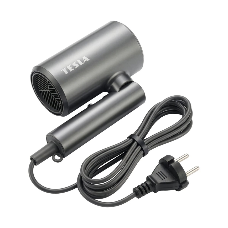TESLA Electronics MyCare - Összecsukható hajszárító 1800W/230V szürke