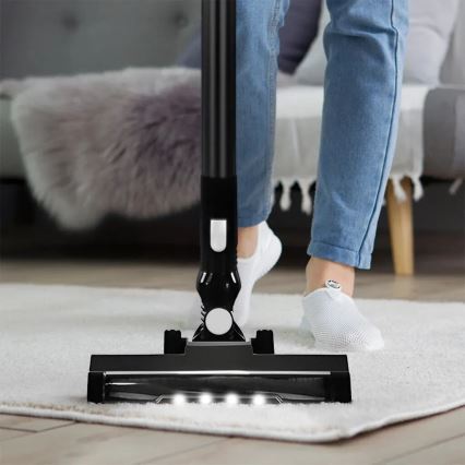 TESLA Electronics PureStar - Flexibilis vezeték nélküli pálcaporszívó 2in1 150W/2200 mAh fekete