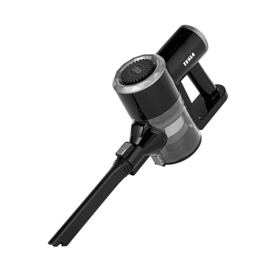 TESLA Electronics PureStar - Flexibilis vezeték nélküli pálcaporszívó 2in1 150W/2200 mAh fekete