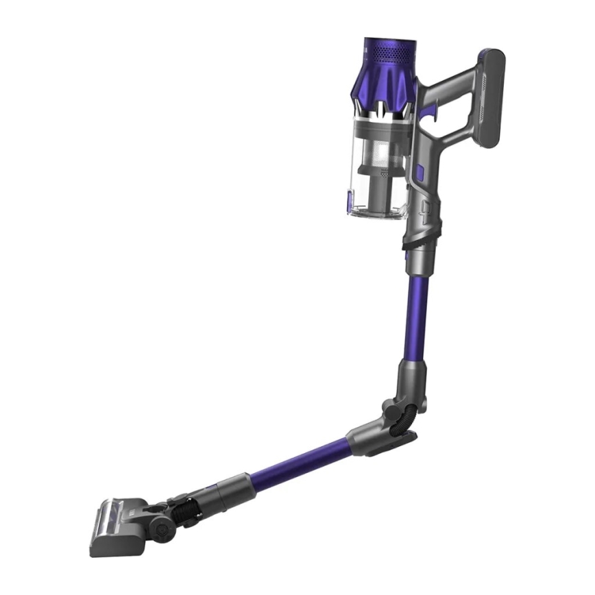 TESLA Electronics PureStar - Rugalmas vezeték nélküli porszívó 2 az 1-ben 250W/2200 mAh szürke/lila