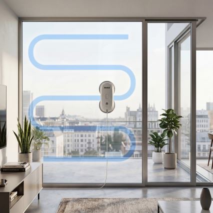 TESLA Electronics RoboStar - Ablaktisztító vízpermetezéssel 72W/230V/500 mAh + távirányító