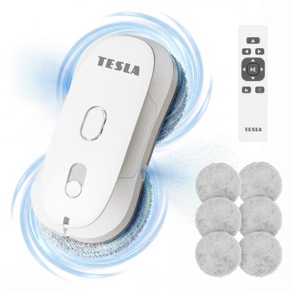 TESLA Electronics RoboStar - Ablaktisztító vízpermetezéssel 72W/230V/500 mAh + távirányító