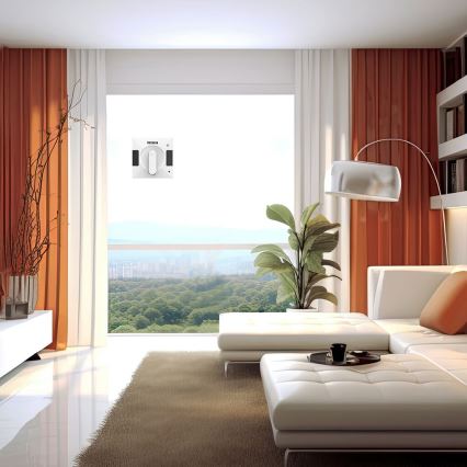 TESLA Electronics RoboStar - Inteligens ablaktisztító kettős vízpermettel 72W/230V/500 mAh Wi-Fi + távirányítás