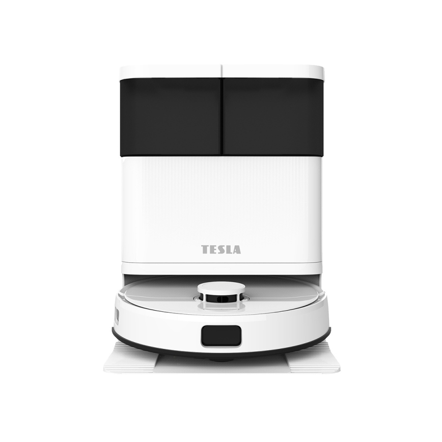 TESLA Electronics RoboStar - Okos, 3 az 1-ben robotporszívó, 5200 mAh, Wi-Fi, fehér