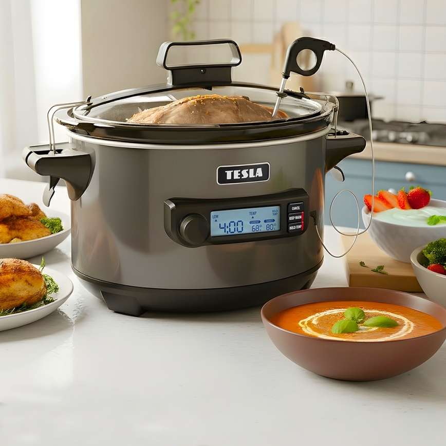 TESLA Electronics SlowCook - Lassú főzőedény 5,6 l 290W/230V