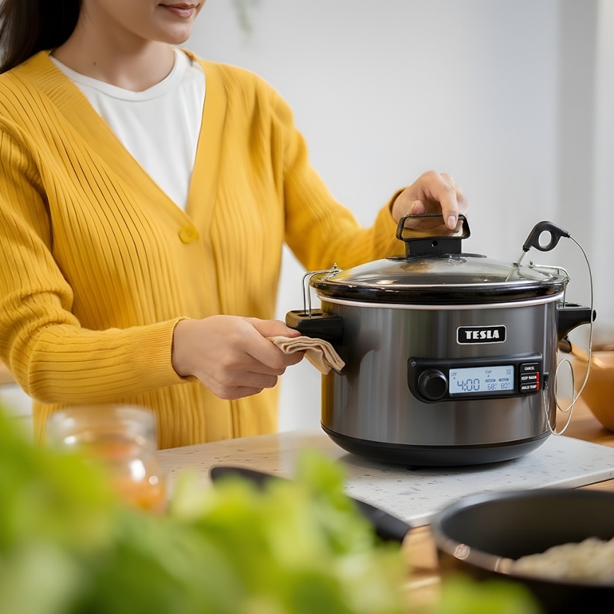 TESLA Electronics SlowCook - Lassú főzőedény 5,6 l 290W/230V