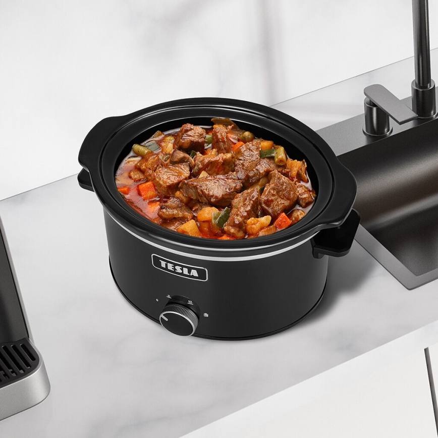 TESLA Electronics SlowCook - Lassúfőző edény 3,5 l 200W/230V
