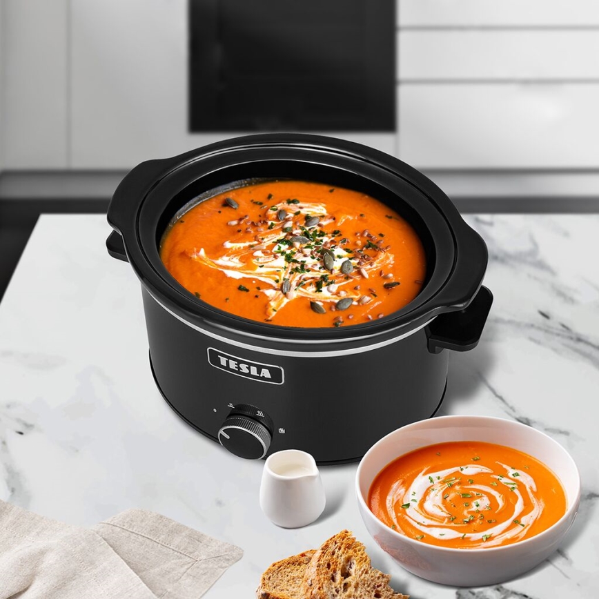 TESLA Electronics SlowCook - Lassúfőző edény 3,5 l 200W/230V