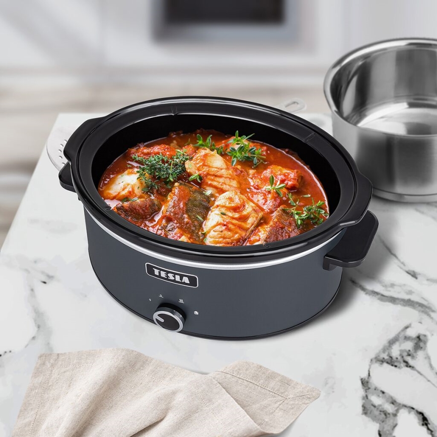 TESLA Electronics SlowCook - Lassúfőző edény 6,5 l 270W/230V