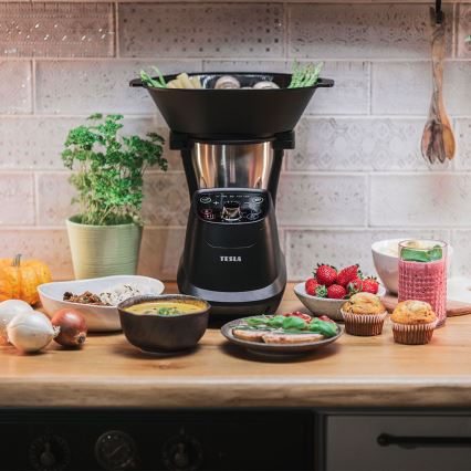 TESLA Electronics ThermoCook - Multifunkcionális konyhai robotgép 1200W/230V rozsdamentes