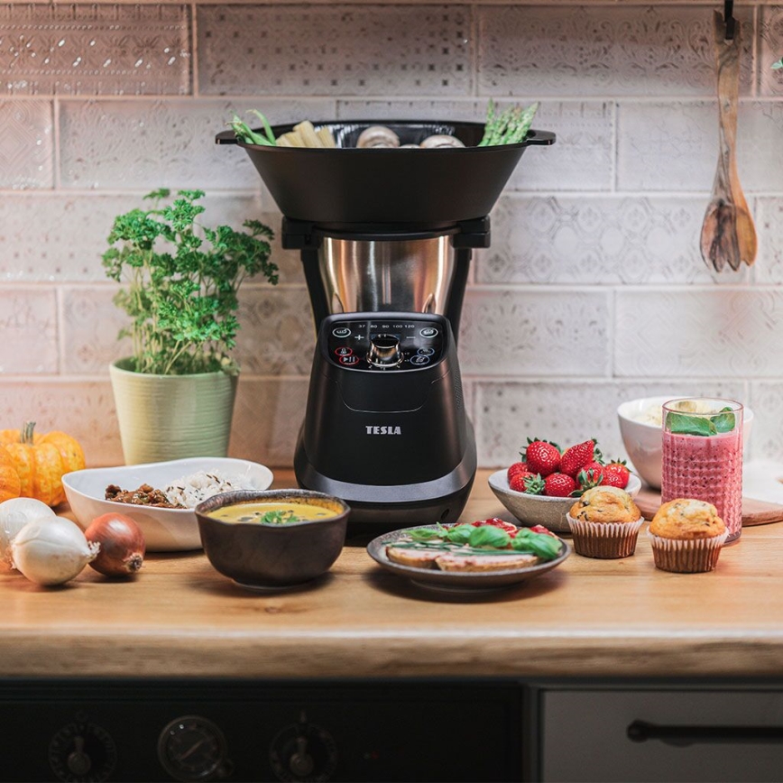 TESLA Electronics ThermoCook - Multifunkcionális konyhai robotgép 1200W/230V rozsdamentes