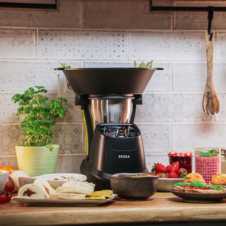 TESLA Electronics ThermoCook - Multifunkcionális konyhai robotgép 1200W/230V rozsdamentes