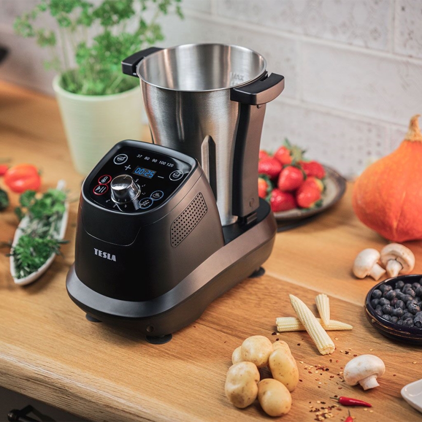 TESLA Electronics ThermoCook - Multifunkcionális konyhai robotgép 1200W/230V rozsdamentes