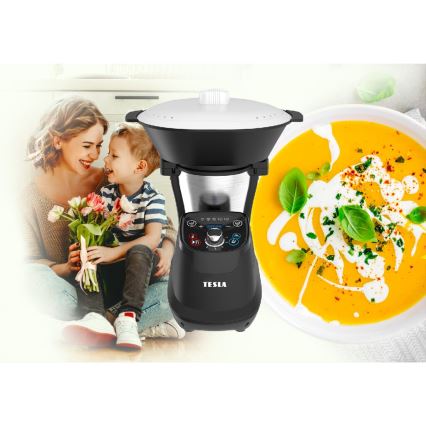 TESLA Electronics ThermoCook - Multifunkcionális konyhai robotgép 1200W/230V rozsdamentes