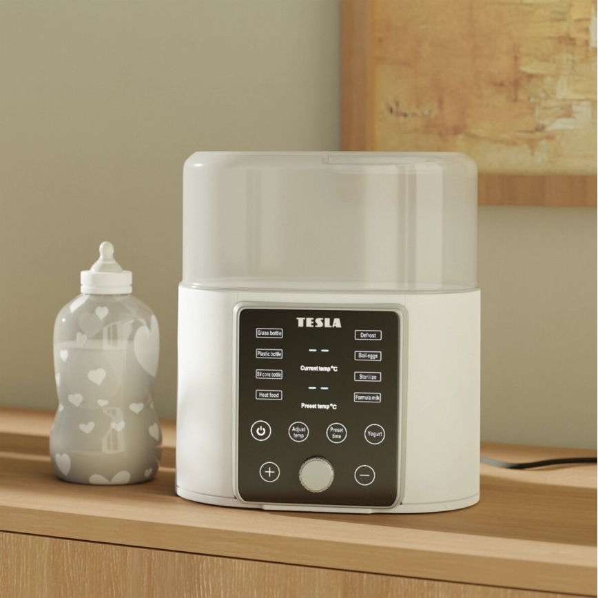 TESLA Smart - Cumisüveg és bébiétel melegítő és sterilizáló 200W/230V