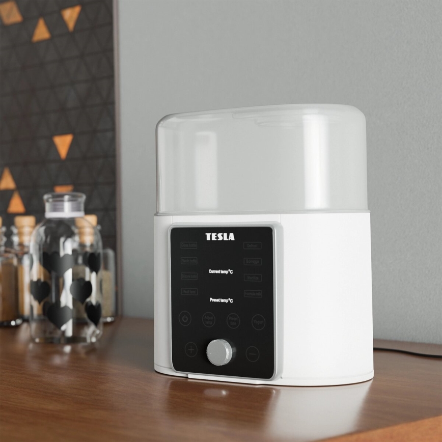 TESLA Smart - Cumisüveg és bébiétel melegítő és sterilizáló 200W/230V
