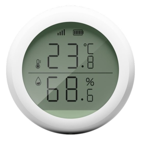 TESLA Smart - Intelligens hőmérséklet és páratartalom érzékelő 2xAAA Zigbee