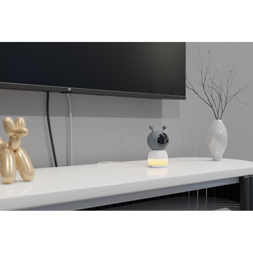 TESLA Smart - Intelligens kamera Baby 1080p 5V Wi-Fi szürke