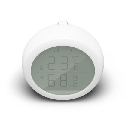 TESLA Smart - Intelligens hőmérséklet- és páratartalom érzékelő 2xAAA Zigbee