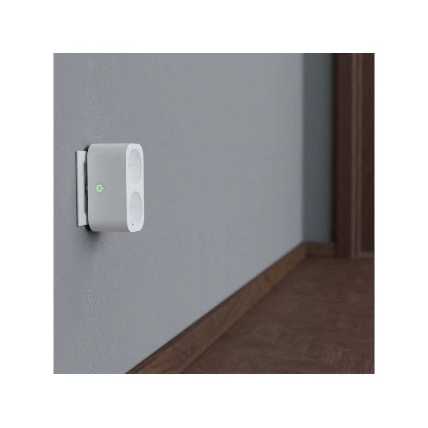 TESLA Smart - Okos elosztóaljzat 2x16A/230V F típus Wi-Fi Tuya