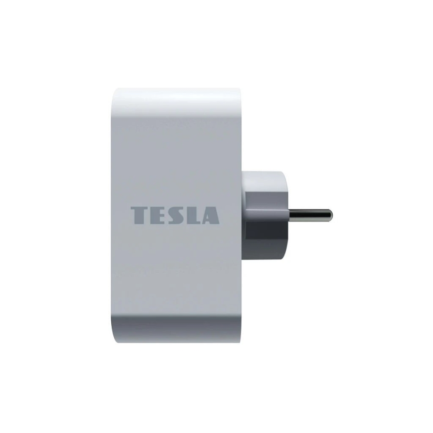 TESLA Smart - Okos elosztóaljzat 2x16A/230V F típus Wi-Fi Tuya