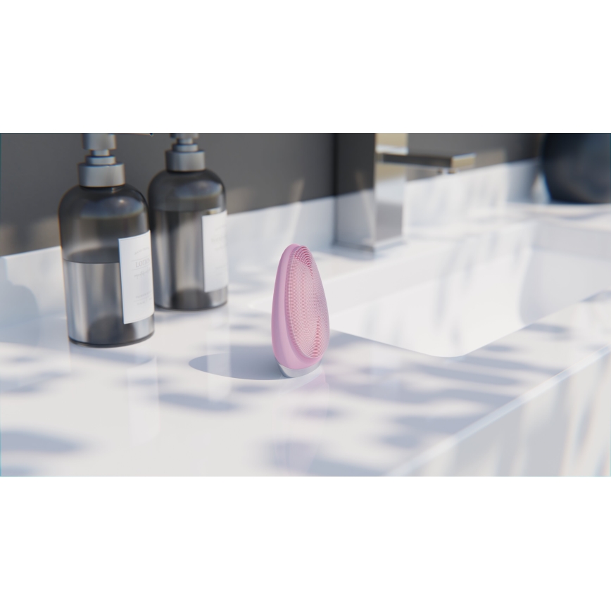 TESLA Smart - Töltővel ellátott, vibrációs arctisztító kefe 450 mAh IPX7