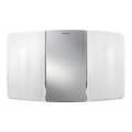 theben - LED fali reflektor 2xLED/10W/230V ezüst IP55