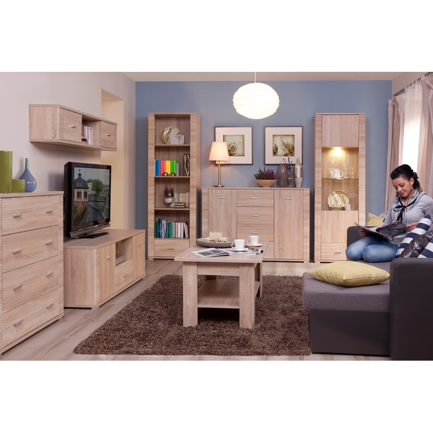 THEMO dohányzóasztal 50x66,5 cm sonoma tölgy