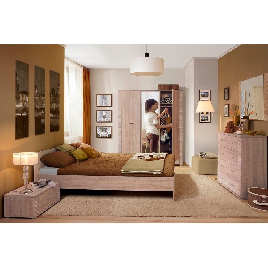 Éjjeli szekrény THEMO 29x63 cm sonoma tölgy