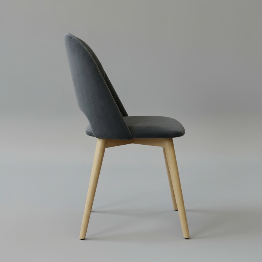 Étkezőszék THEO sötétszürke