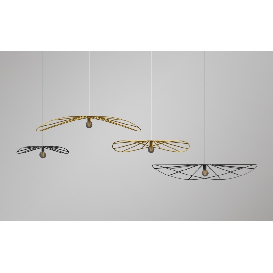 Thoro TH.012 - Csillár zsinóron ESKOLA 1xE27/60W/230V arany